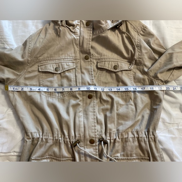 Kismet Khaki Utility Jacket Size Large - Picture 7 of 8